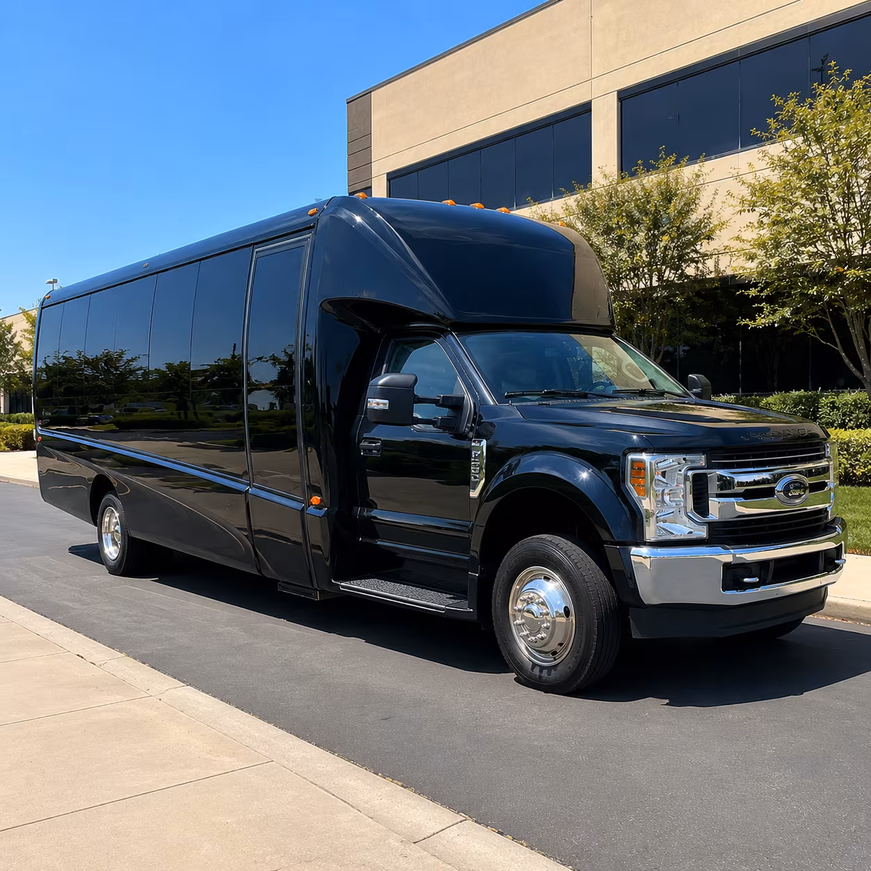 airport shuttle buses for out of town wedding guests