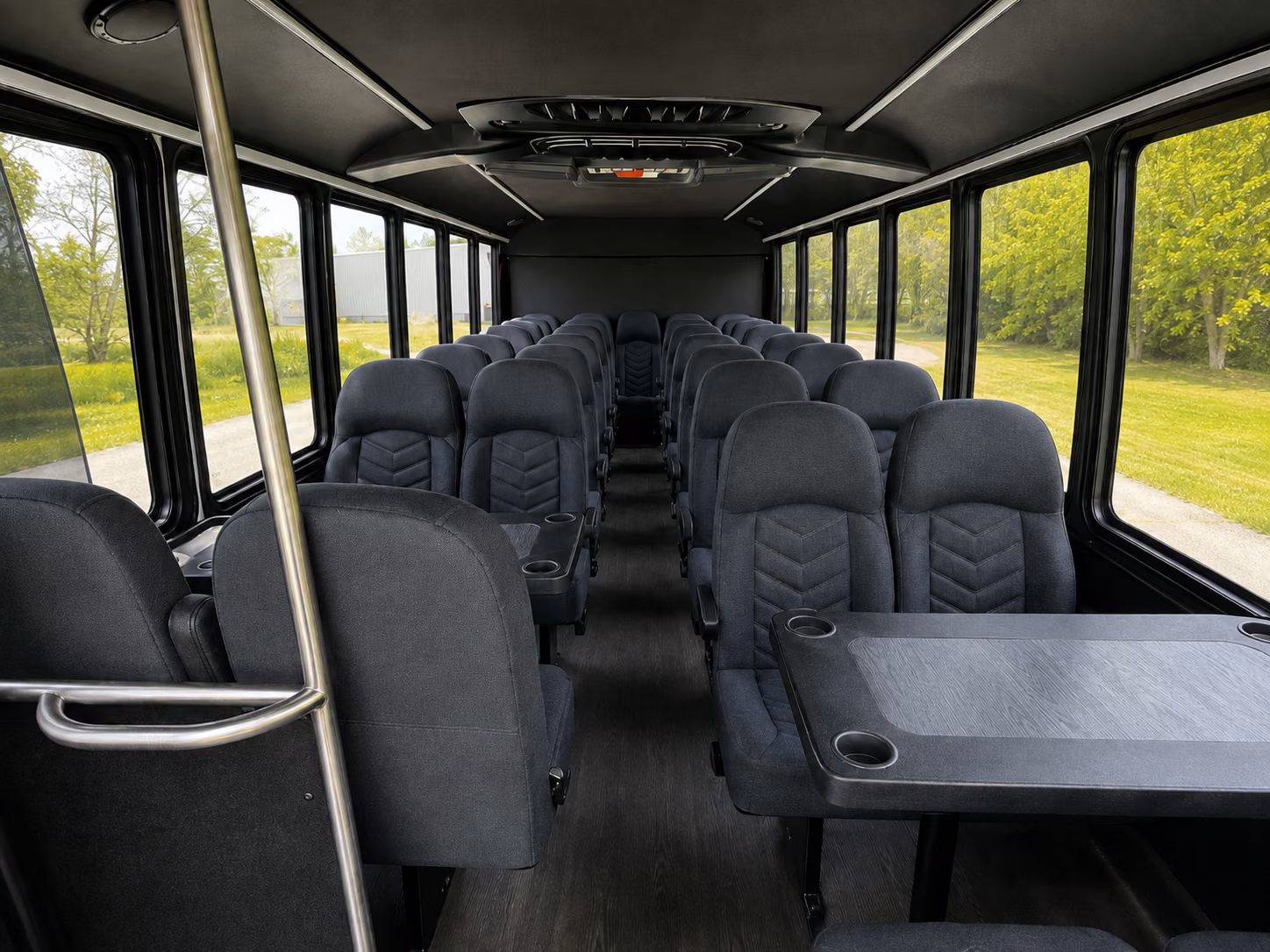 west hartford 20 passenger minibus inside