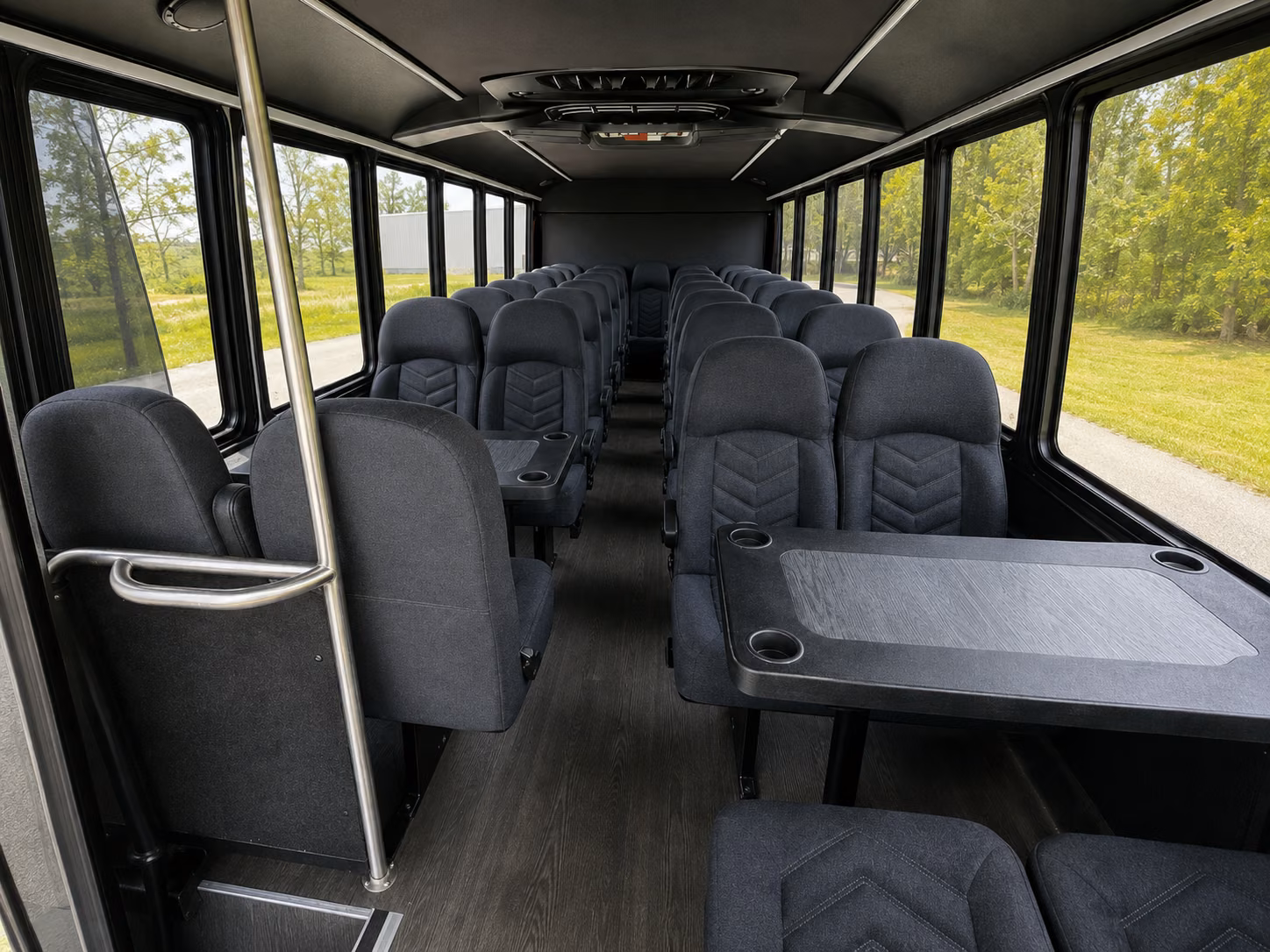 west hartford 20 passenger minibus interior