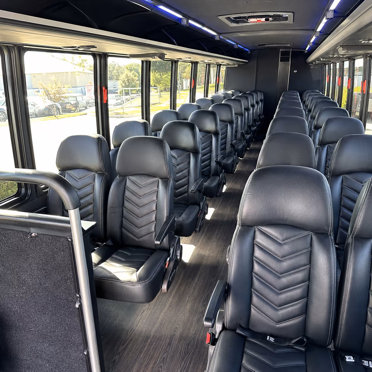 west hartford 25 passenger minibus inside