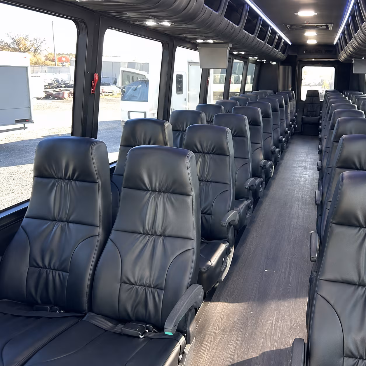 west hartford 25 passenger minibus interior