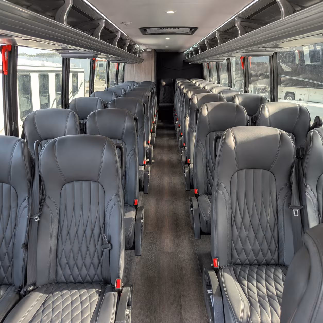 west hartford 28 passenger minibus interior