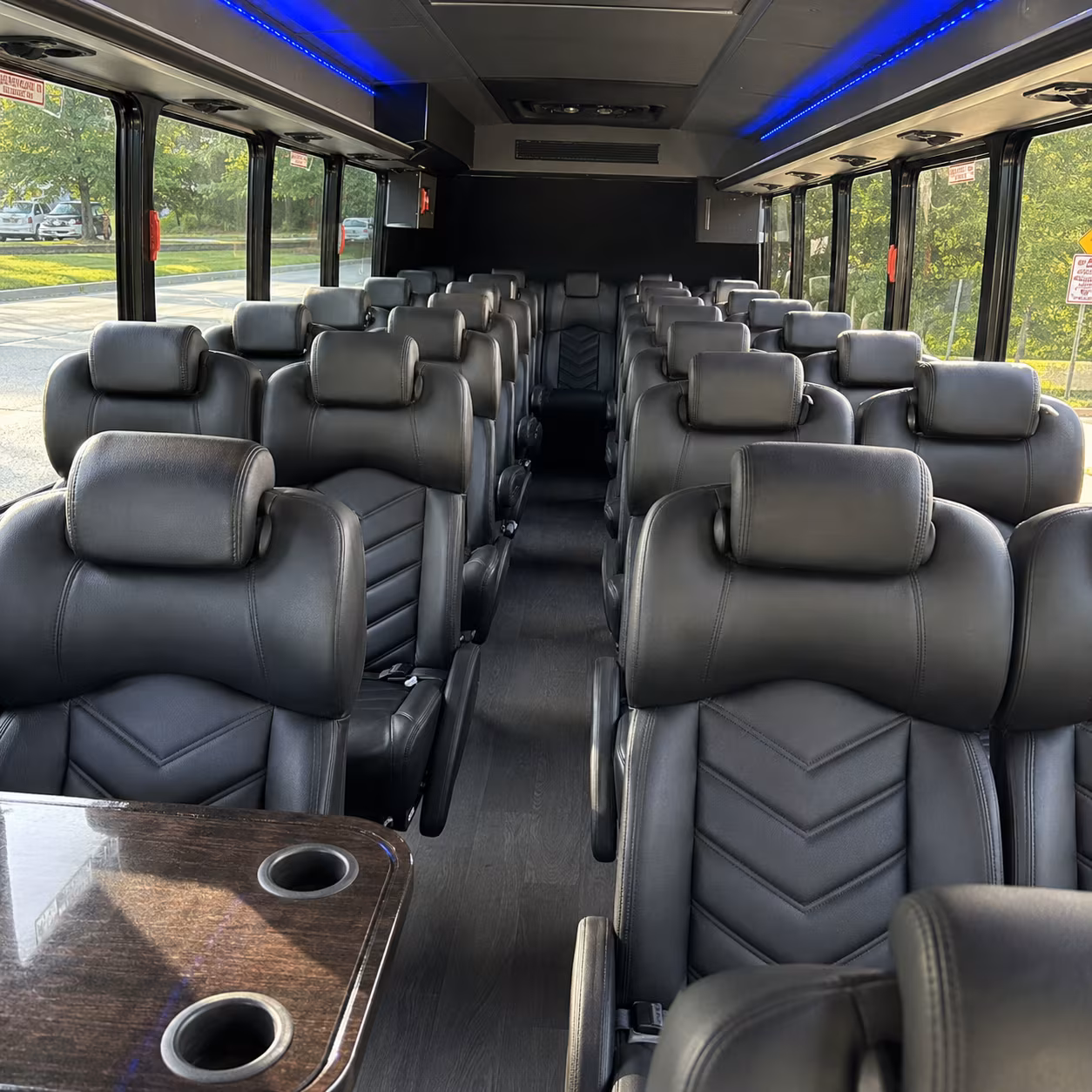 west hartford 30 passenger minibus inside