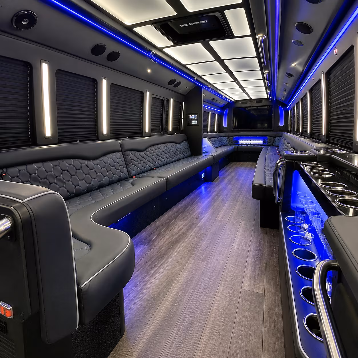 west hartford party bus rentals inside